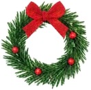 a christmas wreath with red bows and a red bow.jpg